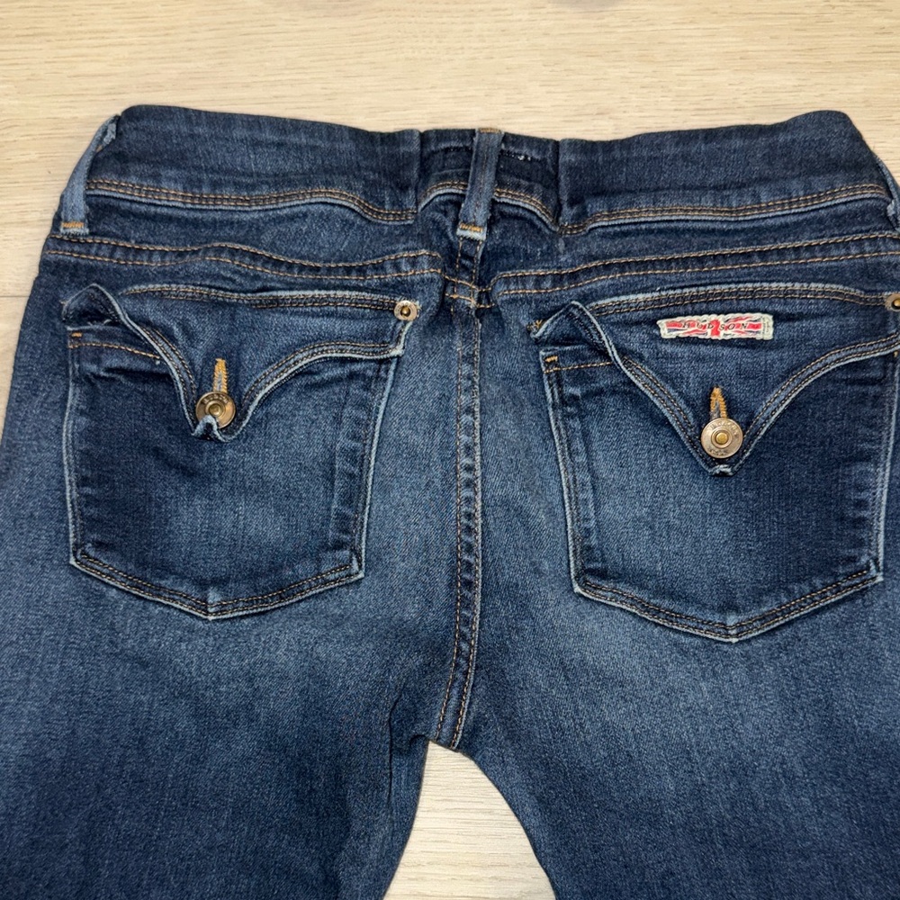 Hudson Beth Baby Bootcut Jeans - Dark Wash Flap Pocket - Size 30 fits like 27/28 - Picture 5 of 5